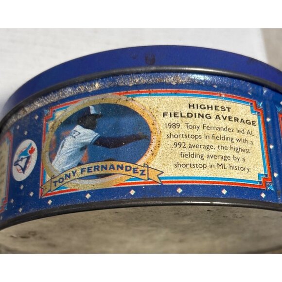 Great Moments In Blue Jays History Collectible Cookie Tin Featuring Dave Stieb - Picture 3 of 7